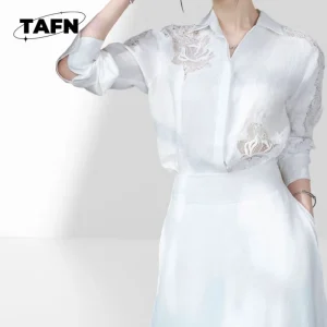 Women Stylish Button Down Shirt Long Sleeve Blouse for Daily Wear Elegant and Comfortable Women Stylish Button Down BB2006 - AliExpress Shirts & Blouses
