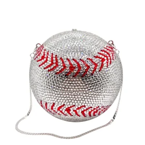 White Ball Full Diamond Evening Purse Bags Rhinestone Wedding Gems Clutch Bag Bridal Clutches Women Diamonds Party Purses Bag - AliExpress Women's Handbags