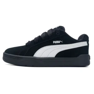 Puma black thick-soled women's sneakers with widened flat laces, low-top sports casual shoes 400707-25 - AliExpress Sneakers