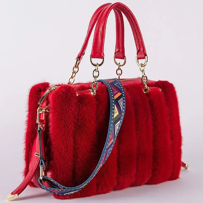 Luxury Mink Fur Bags Fox Women Designers Mink Fur Shoulder Bag Ladies Fashion Pure Handbag Female Crossbody Bags Luxury Handbag - AliExpress Travel Bags
