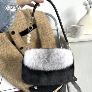 New Style Handbag Mink Fur Bags Crossbody Bag Adjustable Strap Women Messenger Shoulder Bag Tote Bag Purse Chic Bags for Woman - AliExpress Women's Handbags