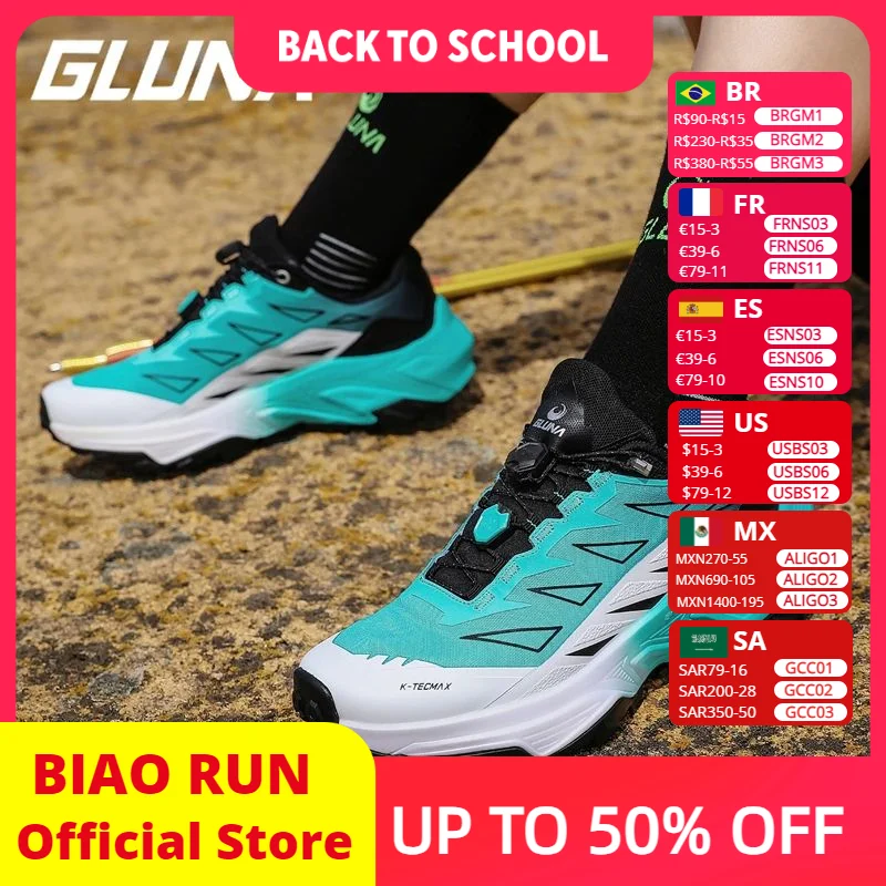 GLUNA 2026 Outdoor Off road Running Shoes for Men Anti slip Wear resistant Breathable Hiking Shoes for Women Buffer and Rebound - AliExpress Sneakers
