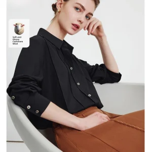 Navigare Women's Long Sve Modal irt Casual Commute Sle Spring New Faion Small Sail Boat Design Polyester Blend irt - AliExpress Shirts & Blouses