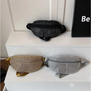 DHL30pcs Waist Bags Nylon Fashion Plain diomand Light Protable Fanny Packs Outdoor - AliExpress Women's Handbags