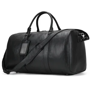Natural Cowskin Travel Bags Waterproof Men's Leather Overnight Bag Handbag for Plane Luggage Men Male Weekend Bag Business 55cm - AliExpress Travel Bags