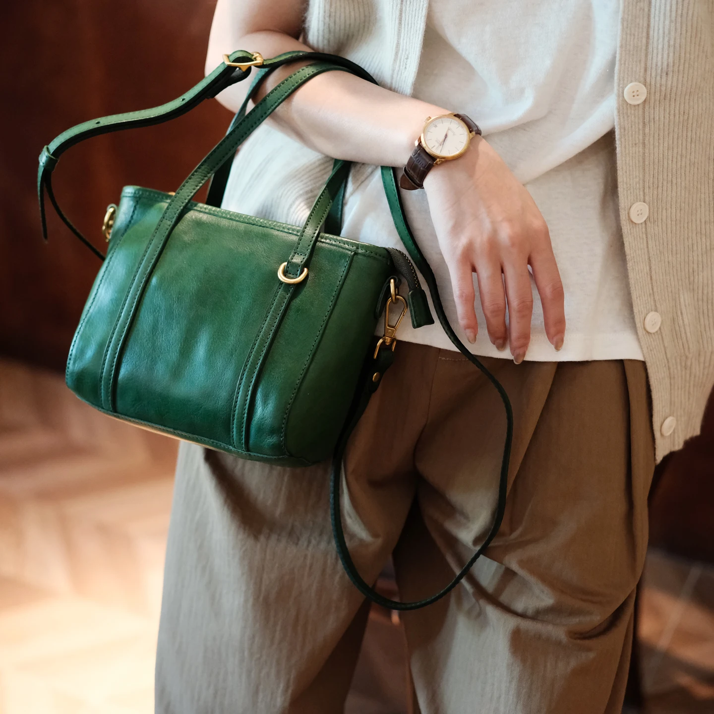 weekend party luxury high quality genuine leather women's small handbag simple vintage real cow leather shoulder crossbody bag - AliExpress Women's Handbags