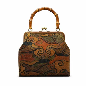 Handmade Xiangyun Silk Handbag for Women Chinese Style Vintage Clutch Bag Casual Lightweight Top Handle Purse - AliExpress Women's Handbags
