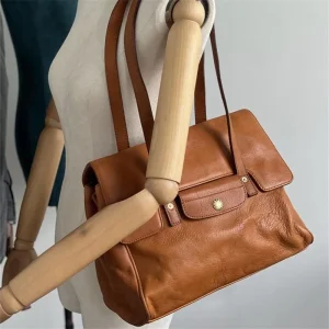PNDME Vintage High-Quality Genuine Leather Women's Shoulder Bag Designer Handmade Luxury Real Cowhide Female Shopping Handbag - AliExpress Women's Handbags