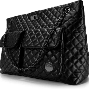 Quilted Vegan Leather Tote Weekender Travel Bag for Women, Durable and Stylish - AliExpress Travel Bags