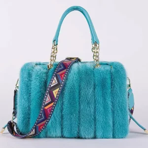 New Real Mink Fur Bag Women Winter Luxury Elegant Ladies Handbags Crossbody Single Shoulder Bag Solid Color Party Hand Bag - AliExpress Travel Bags