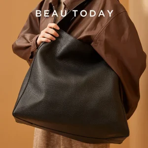 Beautoday Handbags Women Genuine Cow Leather Solid Color Square Large Capacity Female Casual Tote Handmade 62051 - AliExpress Women's Handbags