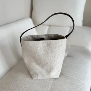 Dave&di Minimalist French Linen Woven Bucket Bag Women's Versatile Casual Shoulder Bag Handbag Retro Bucket Bag For Woman 2026 - AliExpress Travel Bags