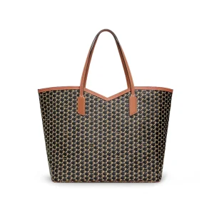 Luxury Brand Tote Bag Woman Classic Monogram Print Coated Canvas Handbag Large Capacity Shoulder Bag With Removable Zipped Pouch - AliExpress Women's Handbags