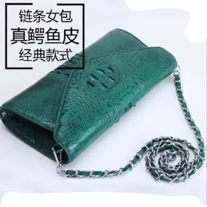 ourui black crocodile chain Female bag No stitching One shoulder female Recreation bag women handbag - AliExpress Women's Handbags
