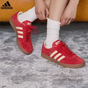 Adidas Men's and Women's VL COURT Sports and Leisure Board Shoes German Training Shoes T-head Shoes Red KK3774 - AliExpress Sneakers