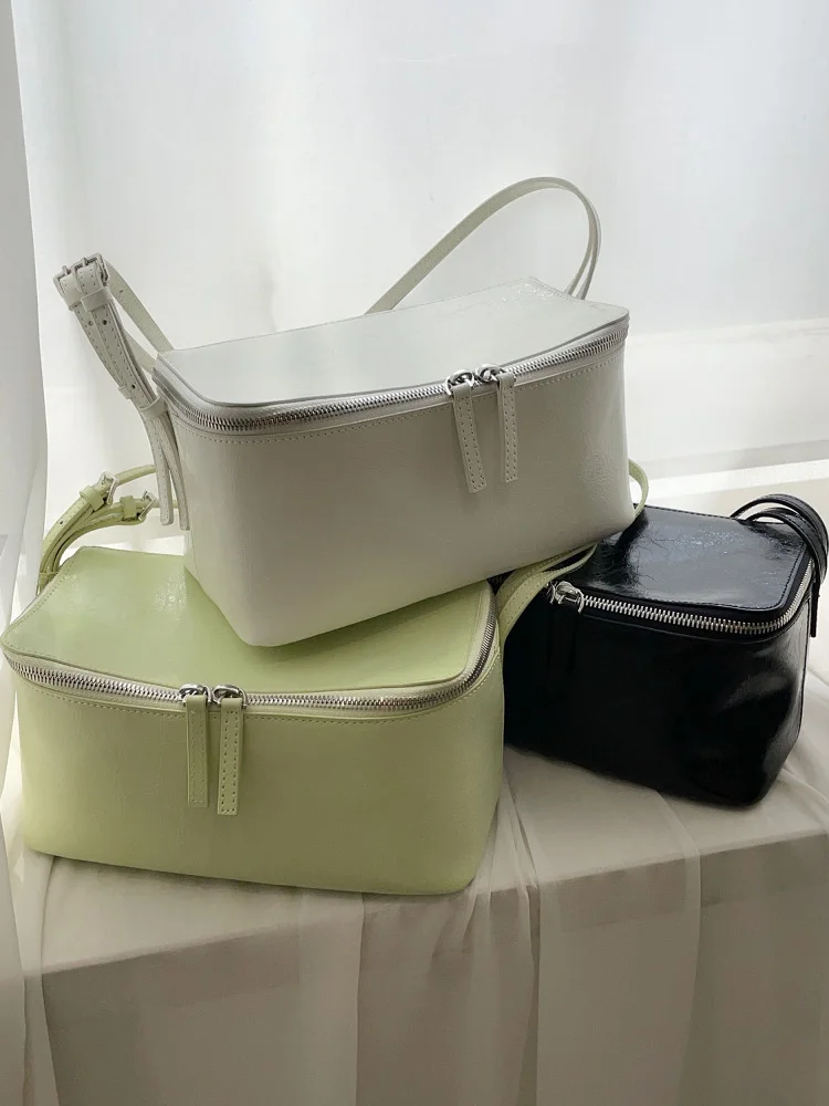 Nok Xiaola Authentic Brand LE Spring 2026 Single Shoulder Zipper Handheld Lunch Box Bag Casual Simple Style Women's Bag - AliExpress Women's Handbags