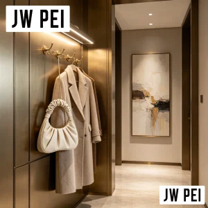 Office Lady Minimalist JW PEI Pleated Cloud Underarm Bag Ruched Scrunch Handle Soft PU Leather Daily Shoulder Hand Purse - AliExpress Women's Handbags