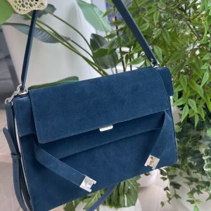 New Elegant Fashion Ladies Office Shoulder Cow Suede Leather Strap Crossbody Women Handheld Flap Hasp Real Cowskin Underarm Bag - AliExpress Women's Handbags