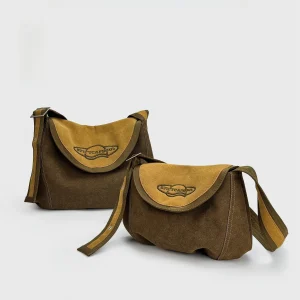 SpicyCapSoul Frosted Fabric Waterproof Shoulder Crossbody Bag for Women Retro Artistic Style Single Shoulder Sling Bag - AliExpress Women's Handbags