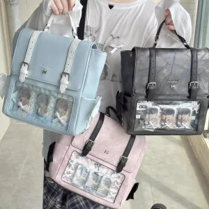 Japanese Original College Style Cambridge Backpack Female Butterfly Ribbon Pu Crossbody Sweet Cool Small Food Lta Bag for Women - AliExpress Women's Handbags