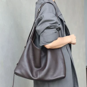 HOUSE OF HIYA New Tote Bag with Adjustable Strap, Genuine Top-Grain Leather. - AliExpress Women's Handbags