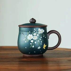 Yihu Chun High-End Yixing Purple Clay Personal Tea Brewing Cup For Women, Office Cup, Hand-Painted By Master Artist Wu Chunyan - AliExpress Kitchen,Dining & Bar