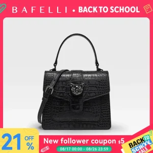 2026 NEW WOMEN'S HANDBAG BAFELLI GENUINE LEATHER BAGS FOR WOMEN LUXURY DESIGNER BRAND FEMALE CASUAL SHOULDER FASHION PURSE - AliExpress Women's Handbags