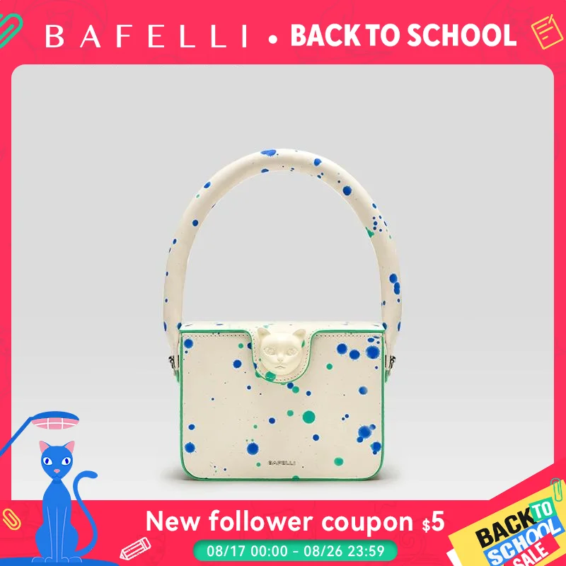 BAFELLI 2026 NEW WOMEN'S HANDBAG BOXY GENUINE LEATHER ORIGINAL DESIGNER LUXURY BRAND CAT SHOULDER FASHION BAGS STYLISH PURSE - AliExpress Women's Handbags