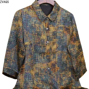 KMETRAM 100% Mulberry Silk Woman Clothes 2026 Spring Summer New High-end Silk Xiangyunsha Blouse Authentic Top for Women고퀄 티셔츠 - AliExpress Shirts & Blouses