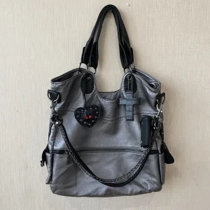American Original Retro Leather Women's Bag With Large Capacity Portable And Multifunctional Single Shoulder Diagonal Cross Bags - AliExpress Women's Handbags