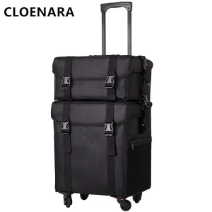 COLENARA Women's Cosmetic Case Oxford Cloth Removable Beauty Nail Box Two-in-one Large-capacity Makeup Tool Box Rolling Luggage - AliExpress Luggage
