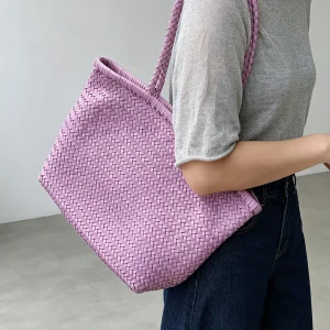 Top-grain Vegetable-tanned Leather Tote Bag Large Capacity Woven Tote Bag Women's Handbag - AliExpress Women's Handbags