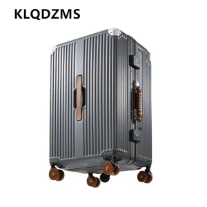 KLQDZMS Men's Suitcase PC Aluminum Frame Boarding Case 20"24"26"28 Inch Trolley Case Trolley Style Travel Bag Women's Luggage - AliExpress Luggage