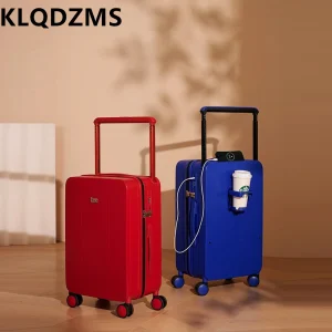 KLQDZMS High Quality Suitcase Charging Boarding Box 20"22"24"26 Inch Men's Trolley Case ABS+PC Women's Cabin Luggage - AliExpress Luggage