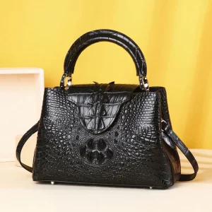Luxury Brand Women's Handbag 2026 Genuine Leather Crocodile Pattern Fashion High Quality Female Purse New Collection - AliExpress Women's Handbags