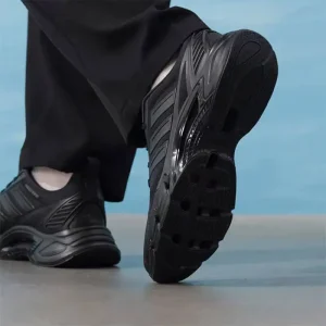 Popular Adidas black thick-soled shoes - breathable mesh cushioning, men's and women's sports and casual shoes - KH9331 - AliExpress Sneakers