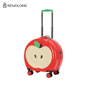 ​​Red Apple Cartoon 20 Inch Carry On Luggage, Cute Small Lightweight Suitcase for Women Girls, Hard Shell Spinner Cabin Bag - AliExpress Luggage