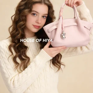 Unique Luxury Dumpling Bag  Full-Grain Leather Handheld Bag Full-Grain Leather Crossbody B - AliExpress Women's Handbags