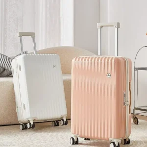 Large Capacity Women's Luggage Carryon Suitcase with Cup Holder Password Lock Universal Wheels Travel Suitcase Korean Style - AliExpress Luggage