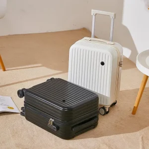 Children's 18-Inch Carry-On Suitcase Travel Bag Large Capacity Pullman Women's Flight Small Password Box Simple Style ABS Mat... - AliExpress Luggage
