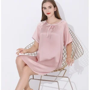 Pure Silk Ladies Summer Nightgowns Home Apparel Nightdress Women Loose Nightgown Breathable Chemise Sleepwear Nightwear Lingerie - AliExpress Women's Sleep & Lounge