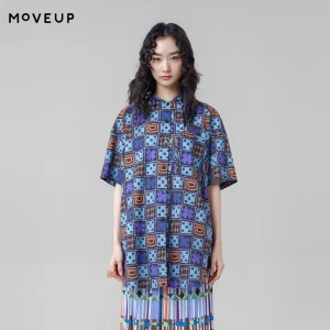 MOVEUP Short Sleeved Round Neck Casual Shirt 2026 Summer New Raglan Sleeves Checkered Design Commuting Shirt For Women 3ELX20445 - AliExpress Shirts & Blouses