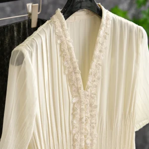 Elegant V-neck Short-sleeved Shirt Cotton Lace Trim Women's Fashionable Top Breathable Comfortable Summer Blouse - AliExpress Shirts & Blouses