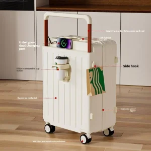 New Arrival High Value Wide Trolley Multifunction Luggage Suitcase Student Password Cabin Thick Women Suitcase Travel Luggage - AliExpress Luggage