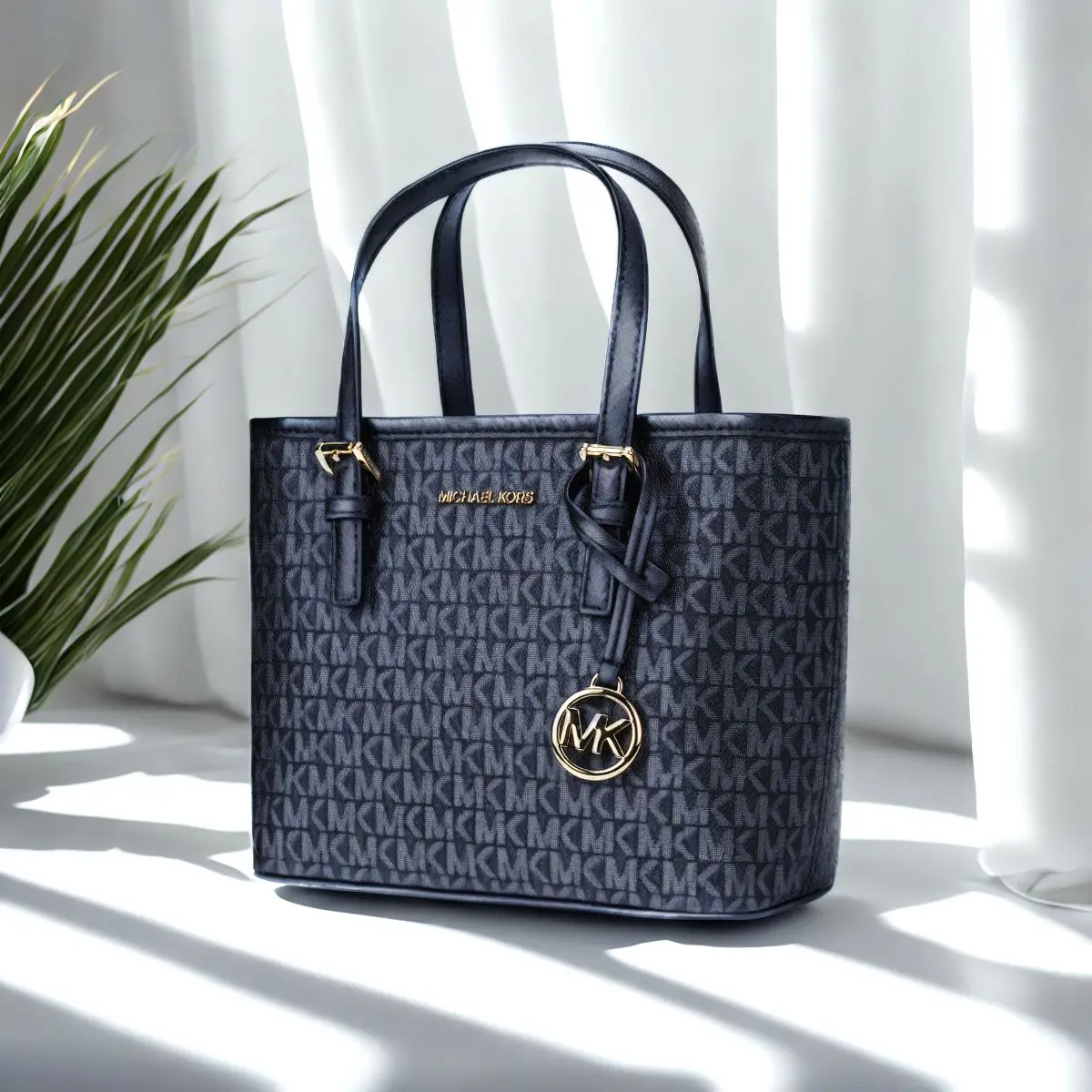 Michael Kors Ole Jet Set Travel Ultra Small Pvc Print With Leather Women'S Hand-Held Crossbody Tote Bag - AliExpress Women's Handbags