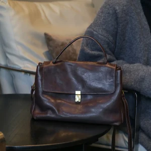 PNDME fashion organizers handmade first layer cowhide women's handbag vintage travel party luxury genuine leather crossbody bag - AliExpress Women's Handbags