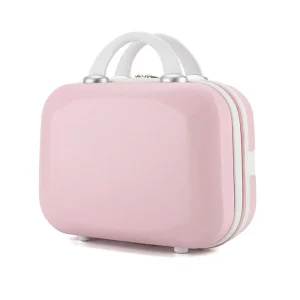 Pink/Blue/Purple/khaki 14 Inch Cosmetic Bag Small Women Travel Suitcase Luggage Compressive Material Size:30-15.5-23cm - AliExpress Luggage