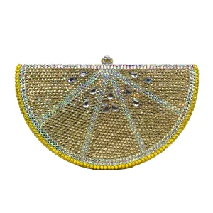 Lemon Shaped Diamond Clutch Purses Wedding Prom Party Bling Rhinestone Handbags Women Crystal Stone Evening Bag - AliExpress Women's Handbags