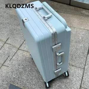 KLQDZMS Carry-on Travel Suitcase 20"22"24"26 Inch Charging Trolley Case Women's Boarding Box Student Password Box Luggage - AliExpress Luggage