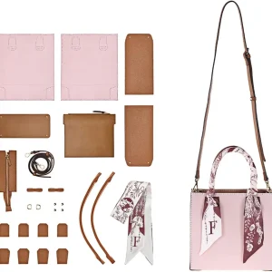 Top Grain Leather Mini Tote Handbag DIY Kit,Crossbody Shoulder Bag with Sewing Kits For Women, DIY Bag Kit for Personalized Gift - AliExpress Women's Handbags